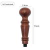 Vintage European Rosewood Sealing Wax Stamp Handle with Universal Wooden Grip