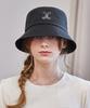 Bajal Va Curved Patch Bucket Hat Black
