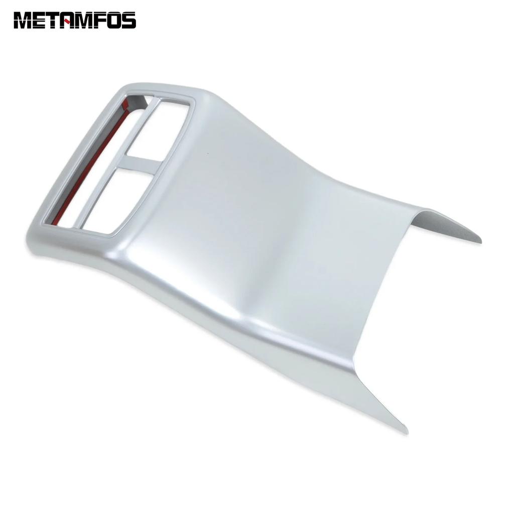 Armrest Box Rear Air Condition Vent Outlet Trim For Mazda CX-8 CX8 2018- 2024 Carbon Fiber Interior Accessories Car Styling