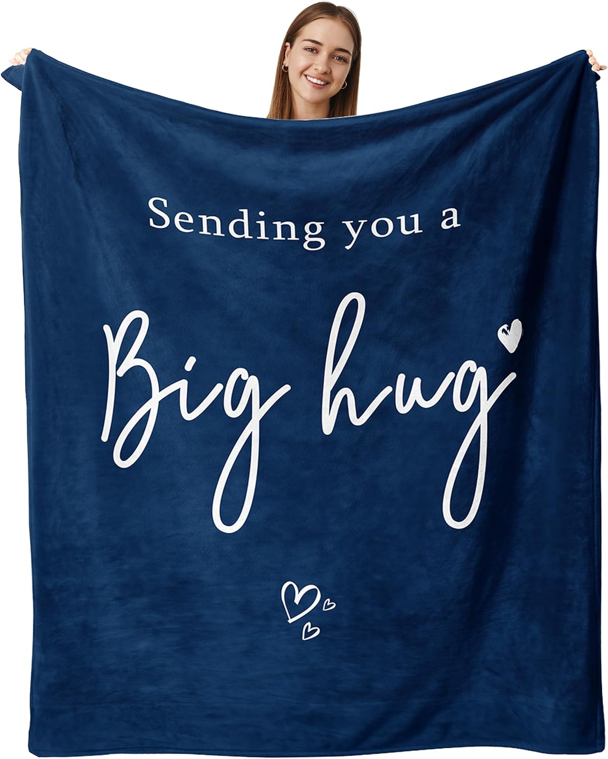 

Healing Hug Throw Blanket X Inspirational Get Well Gifts for Men Women Memory Sympathy Gifts for Loss Thinking of You Gifts 40x50in