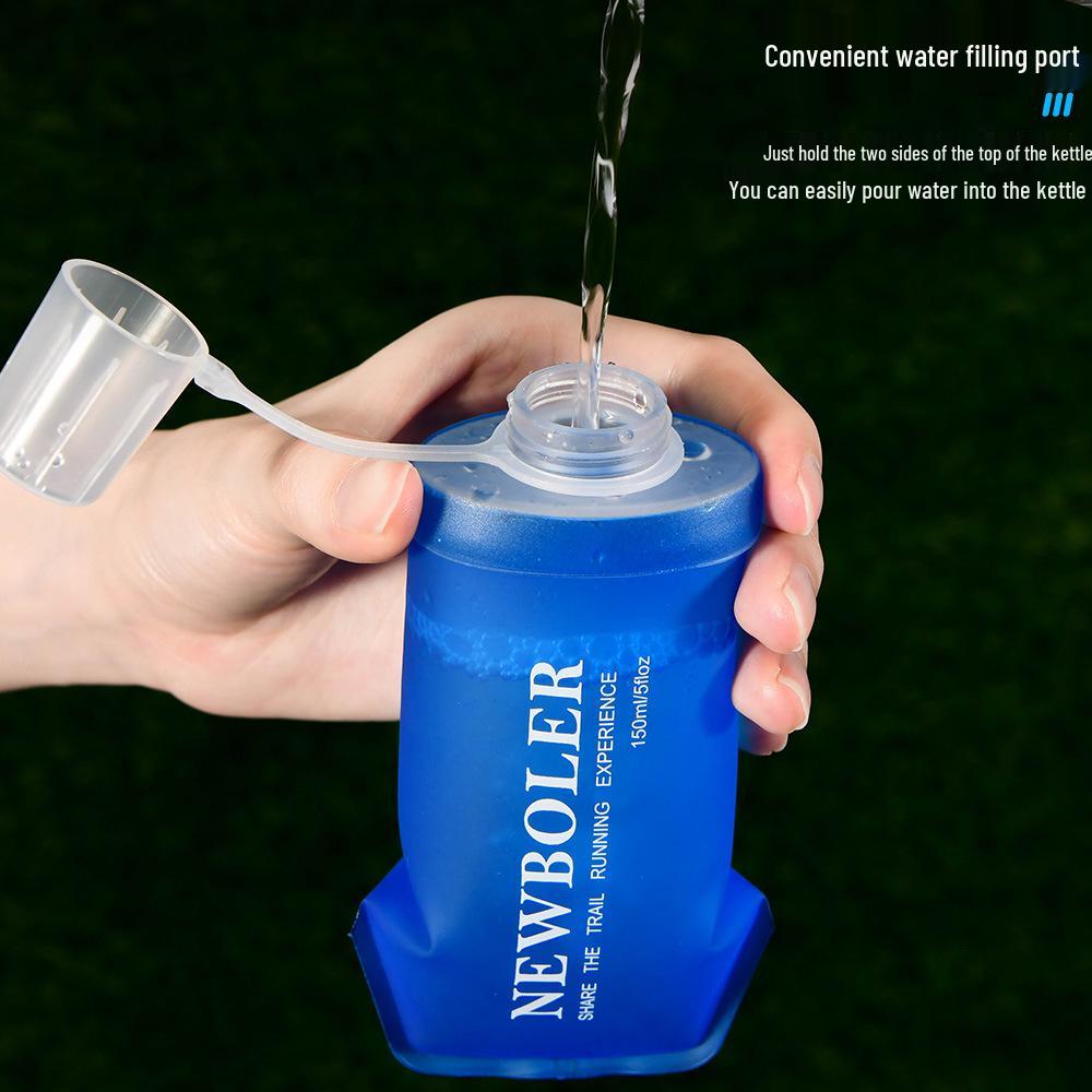 Faltbare TPU Weichwasserflasche für Outdoor-Laufen & Marathons