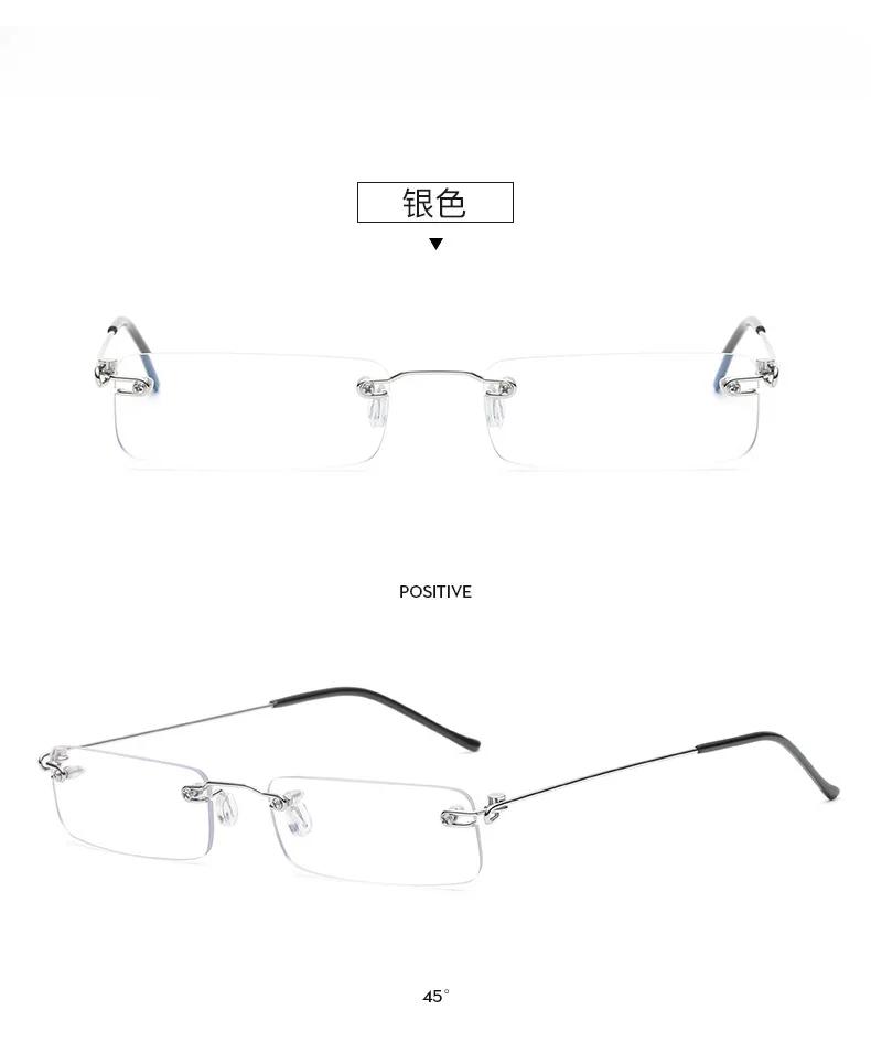 

Pen Holder Anti-blue Light Borderless Reading Glasses Presbyopia Eyewear Portable with Anti-fall High-definition Anti-fatigue Reading Glasses box