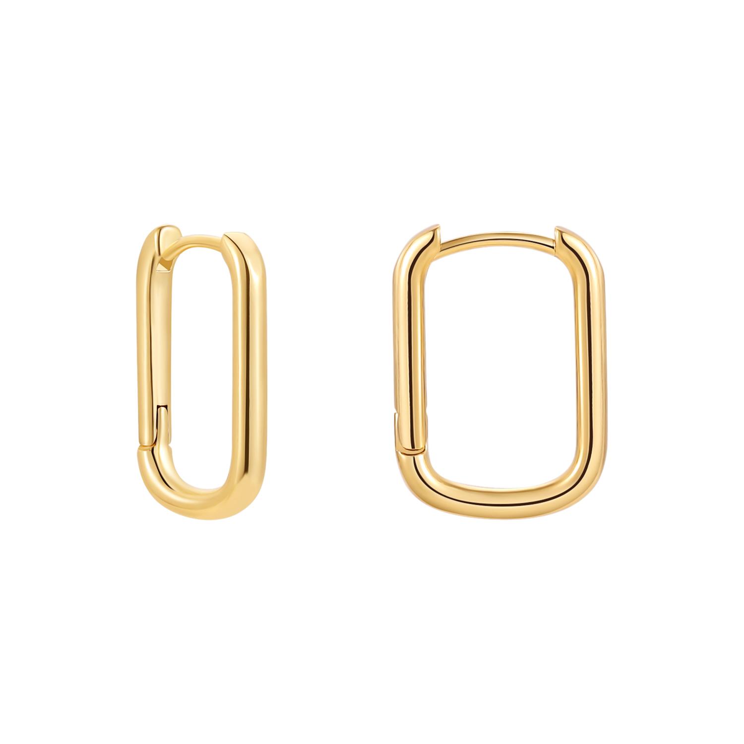 12/14/16mm Fashion Smooth Gold Color Love Heart Hoop Earrings Simple Cute Heart Circle Piercing Earring Buckle Statement Jewelry 12mm