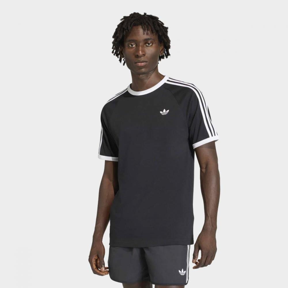 Adidas Regular FiT T shirT Iconic 3 sTripes Design  Ke3538 S