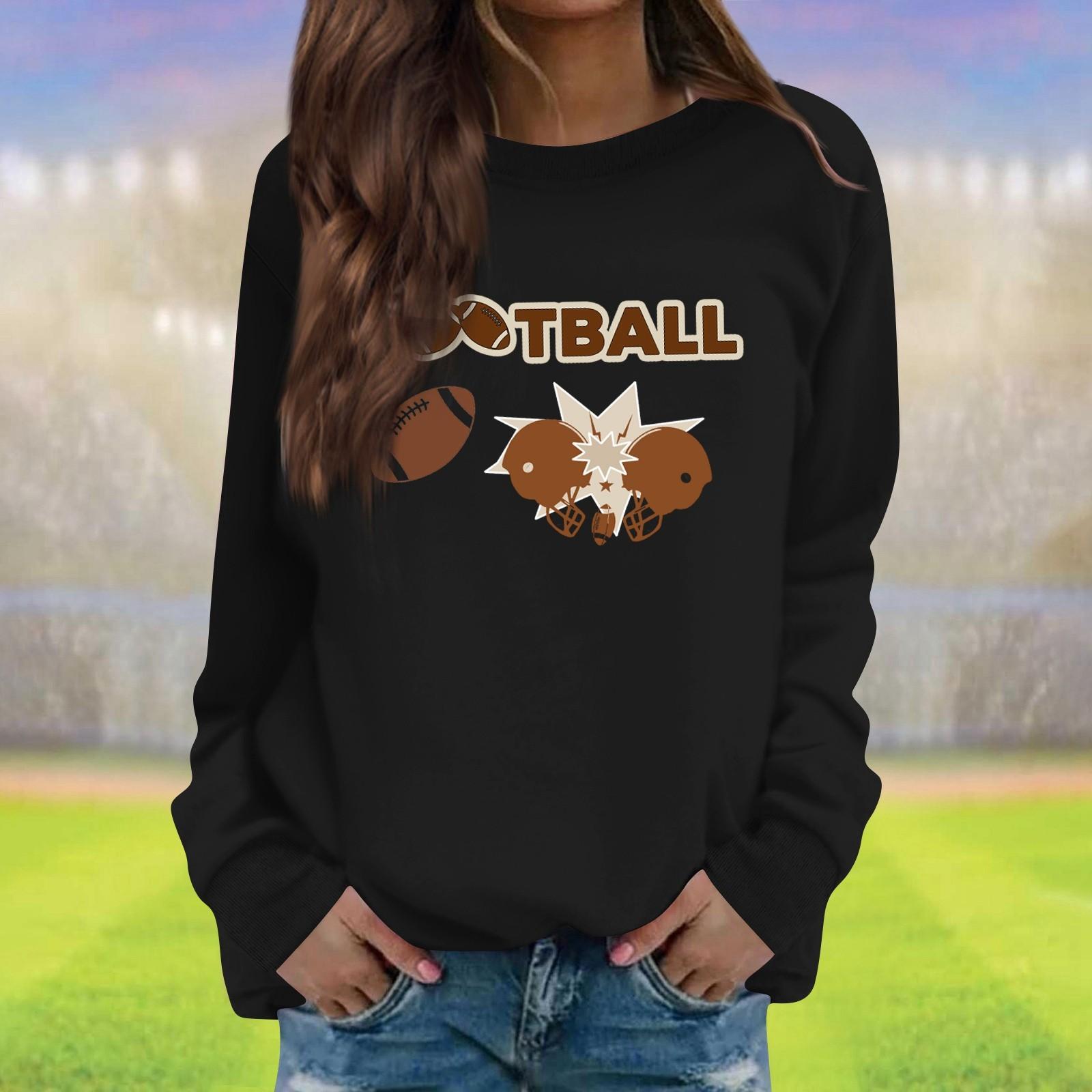 

Женская модная повседневная толстовка с длинным рукавом и круглым вырезом с принтом L чёрный