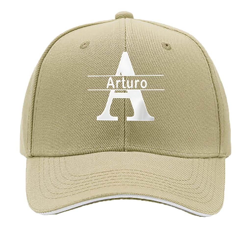 Customized Name Arturo Cap Personalized Streetwear Hat with Logo Classic Black White Design Sandwich Baseball Cap