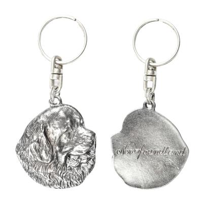 Newfoundland, Newfs, Newfies - Silver-plated Dog Pendant, Handbag Decoration, Backpack Pendant by Brand