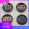Voor VW Volkswagen Jetta MK5 Golf 4 stuks 65 mm VW GTI Auto Wielnaafdopjes Voor Volkswagen VW R GTI Golf 6 Passat CC Magotan Touran