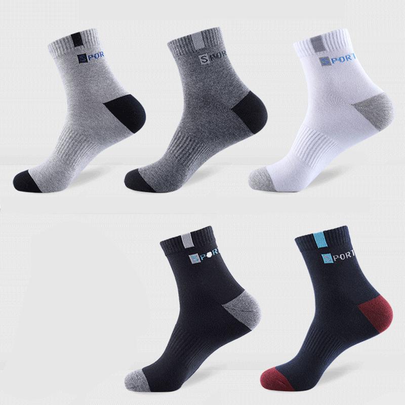 1/3 Pairs High Quality Men's Mid-calf Sports Socks Seasonal Versatile Fashionable Business Socks for Men 38-46