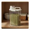 Rice Storage Container DampnessResistant Airtight Grain Dispenser Food Grade Material Sealed Flour
