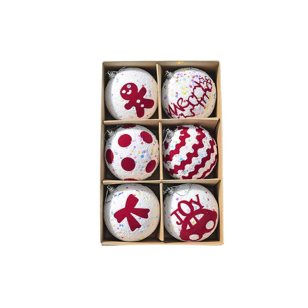 Christmas Hanging Ornament Balls Decorative Hanging Decorations For Tree Ornaments Window Indoor & Outdoo