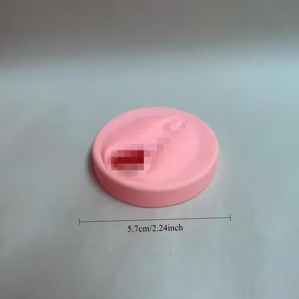 1pcs Silicone Soda Can Lids Pink Coffee Portable Easy Cleaning Reusable Jar Cap Accessories Bachelor Party Novelty Gifts