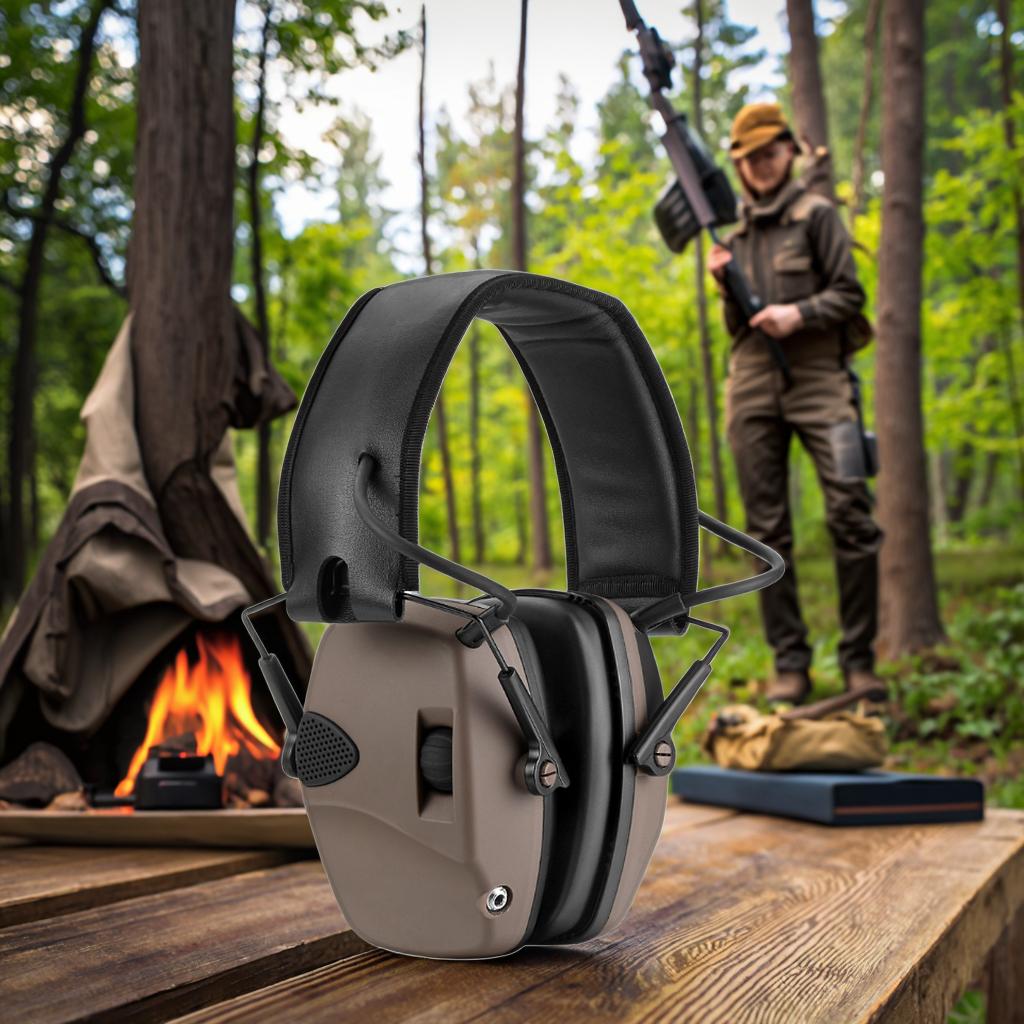 Zohan Shooting Earmuff Active Noise Cancelling Electronic Hunting Headphones Shooting Hearing Protection Earmuff (tan,22dB) дубильная кора