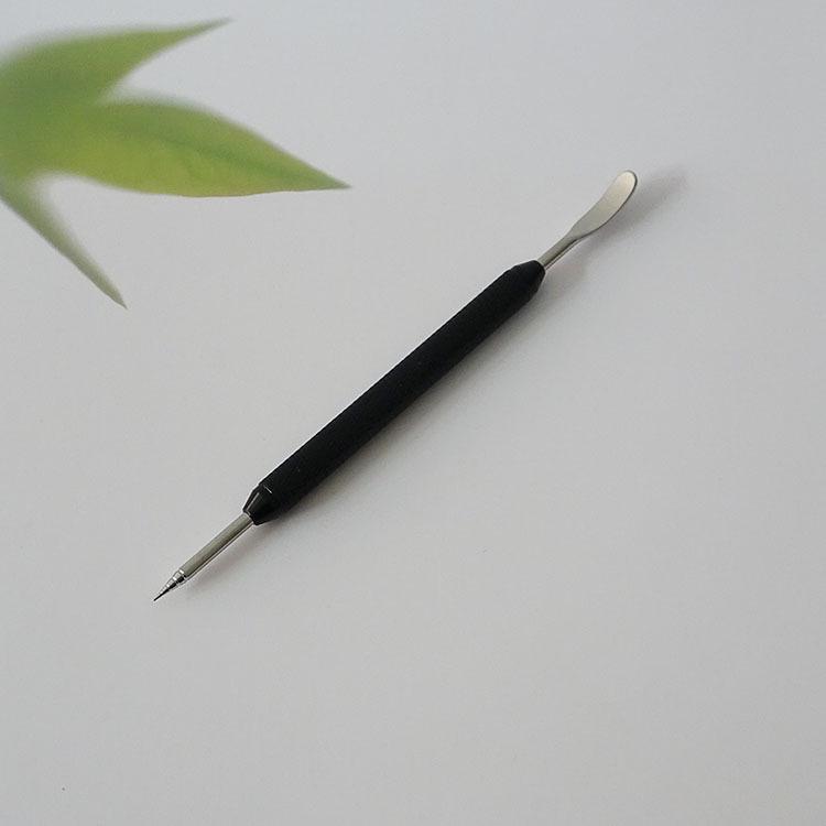 Stainless Steel Latte Art Carving Needle with Ebony Handle