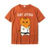 Jiu Jitsu Kawaii Cat Funny Bjj Or Mma Grappling Tshirt Cotton T Shirt For Unisex Unique Tops Shirts Cute Party