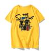 Fashion Disney Cartoon Simpson Oversized Tshirt Summer Blouses Ladies Unisex White Tees Tops Short Sleeve Blouses Women YK Tshirt