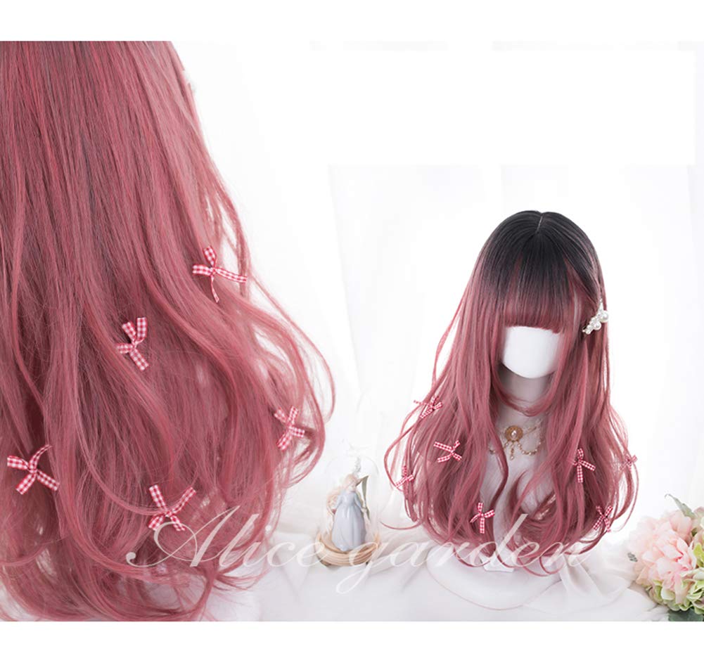 Harajuku Hime Lolita Everyday 75cm Style, Cut, Heat-resistant Wig, Semi-long, Gradient, Style, Cosplay, Party, Wear,