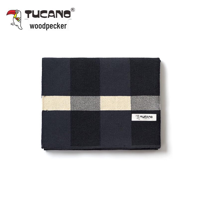 TUCANO Men's Classic Plaid Winter Scarf