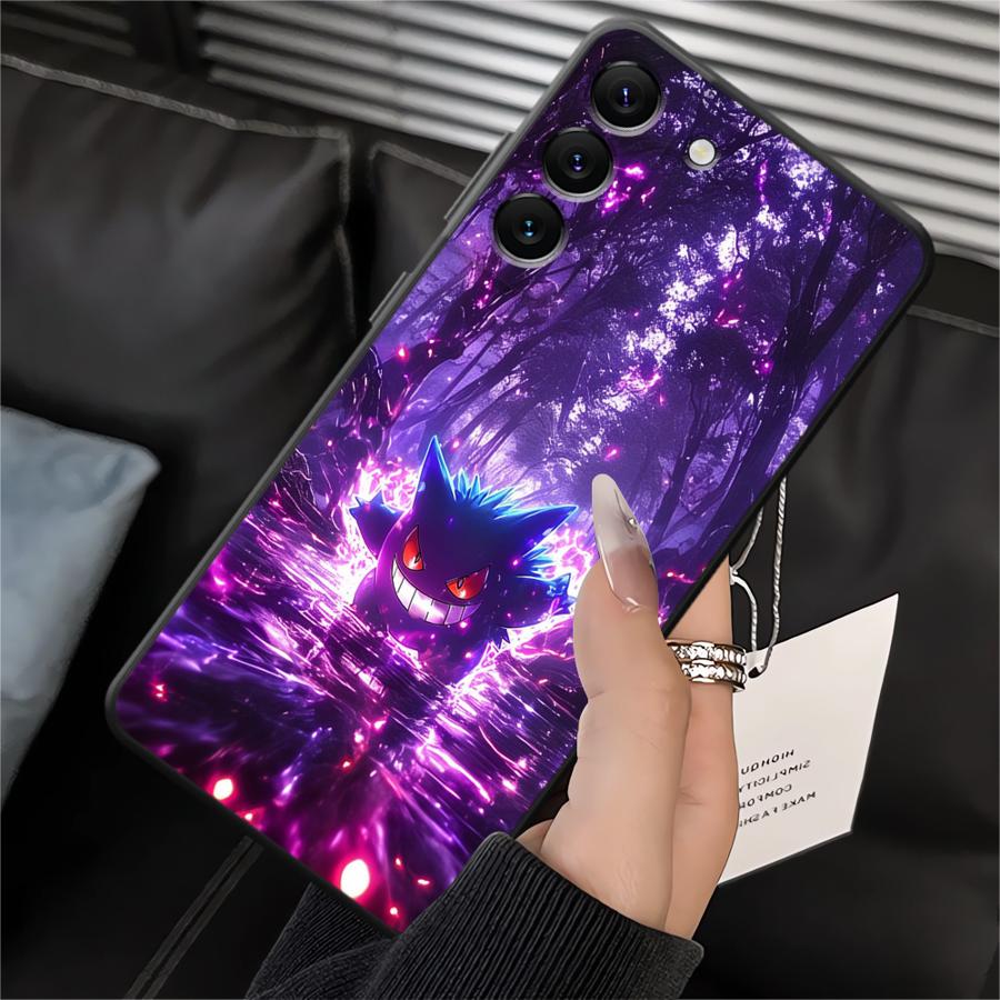 Funda Phone Cover Case for Samsung Galaxy A70 A16 A40 A05 A17 A06 A50 A13 A20 A12 A04 A15 Anime Pokemon Gengar