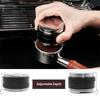 Justerbart djup 53/58mm Kaffefördelare Tamper Professionell Espresso Handtamper Dubbelhuvud Kaffenivellerare Portafilte