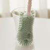 Domestically produced silicone platinum wash bottle cleaning brush