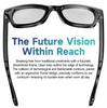 W610 Smart Glasses with Camera 8 Million Pixels Wi-Fi Touch Control Dual-microphone Noise Reduction AI Translation Sunglasses