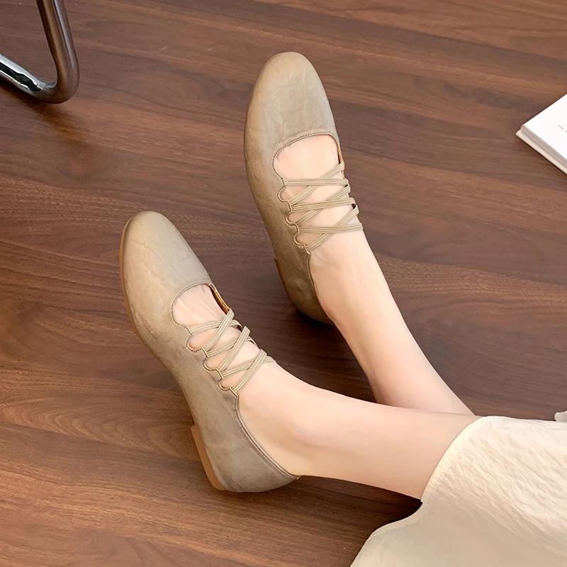 Fashion Women Flats Loafers Shoes Fashion Casual Sport Sandals 2025 Summer Soft Retro Ballet Dance New Woman Sneakers Walking Zapatos