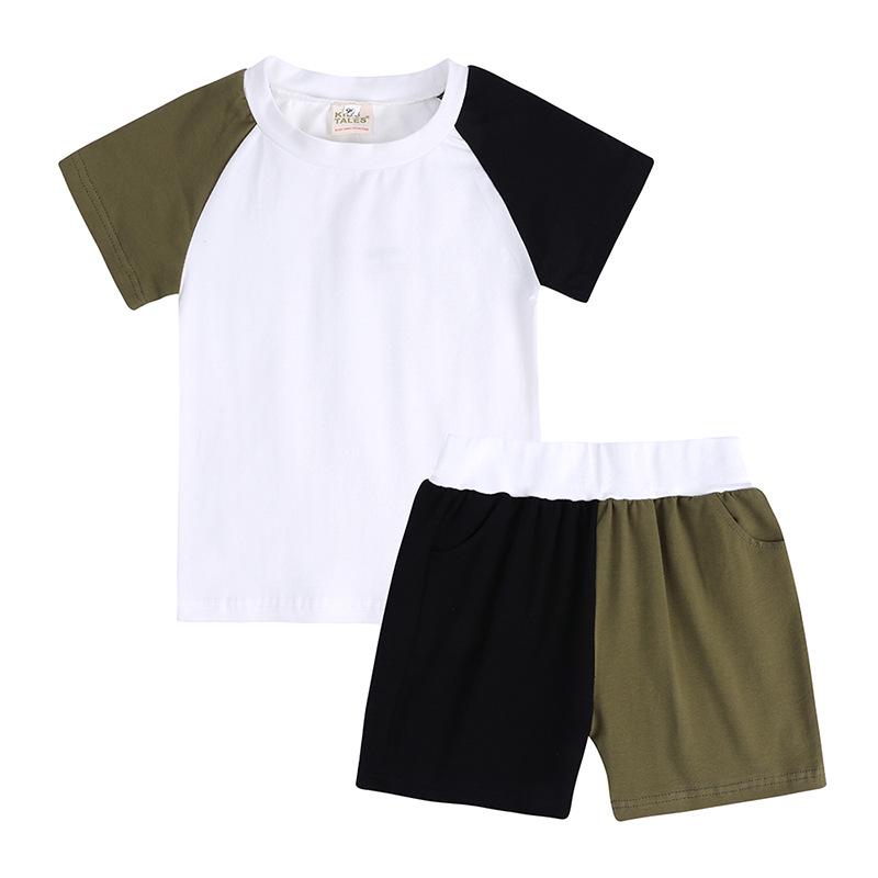 2026 Summer Sports Set for Boys & Girls: Short Sleeve T-shirt and Shorts Two-Piece Set for Toddlers and Children