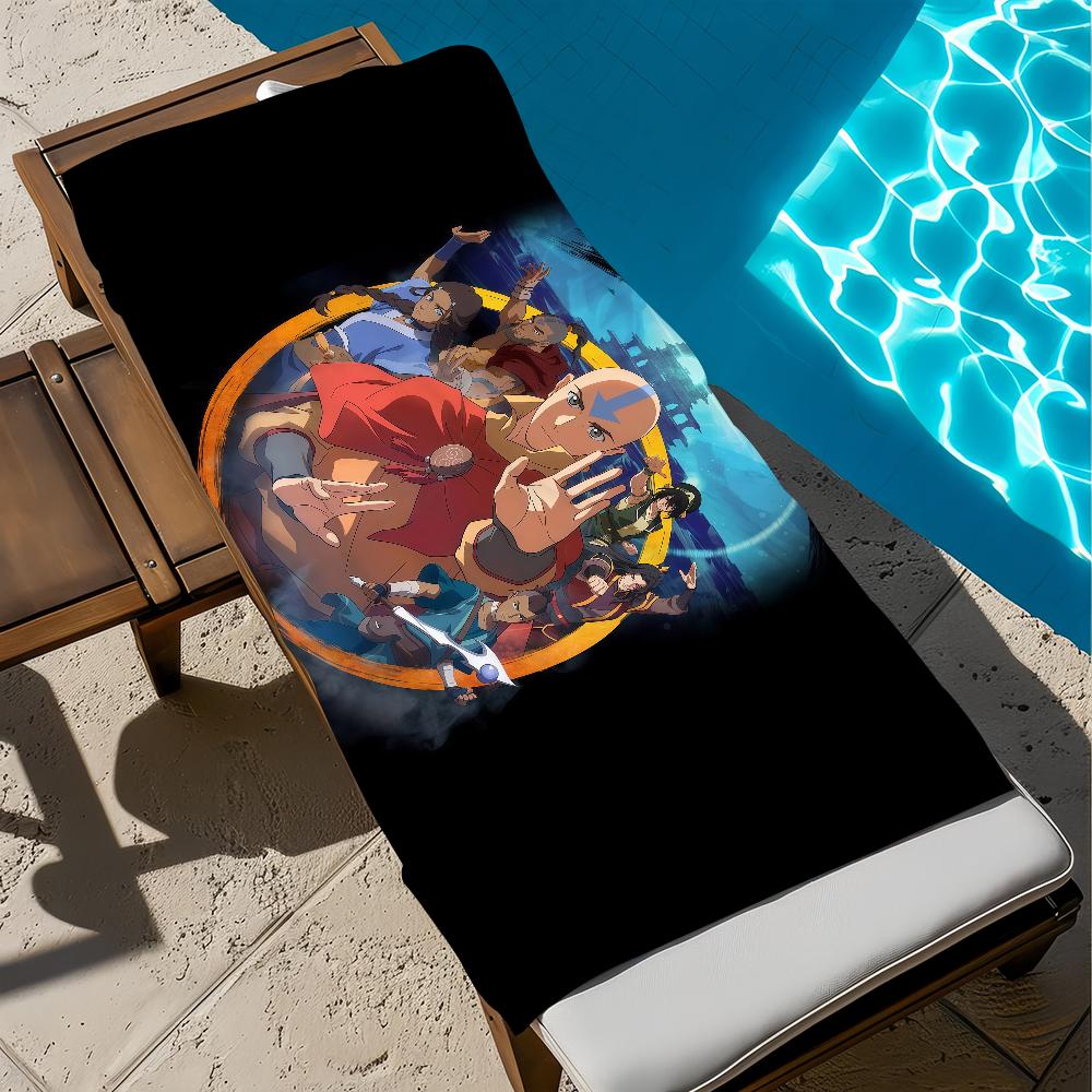 Towel Beach A-avatarS-ES Bath Quick-Drying Lightweight Portable Sauna Camping Swim Last Airbender Pool Aang Travel