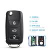 2 Buttons Remote Key For VW For Volkswagen GOLF PASSAT Tiguan Polo Jetta Beetle 5K0 837 202AD 5K0837202AD 433MHz ID48 Chip