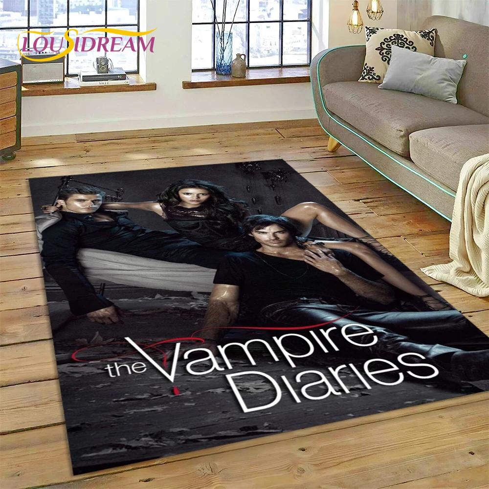 The Vampire Diaries Damon Salvatore Carpet Rug for Bedroom Living Room Home Sofa Decoration,Children Game Large Decor Floor Mat