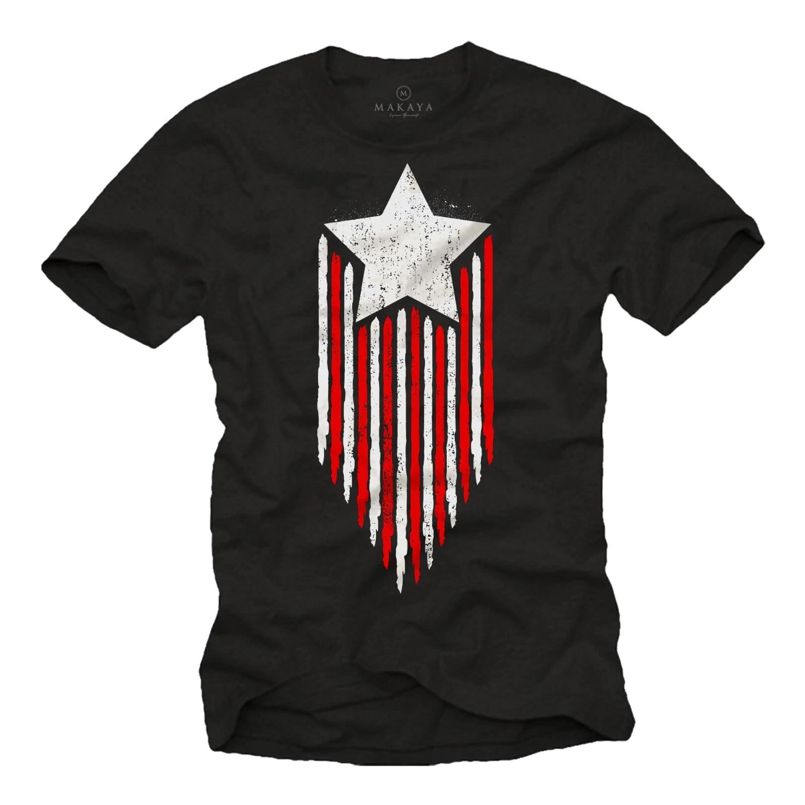 US Flag Army America American Flag USA America Flag Star Men s T-Shirt- S