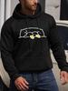 Unisex New Stylish Casual Hoodie with a Unique Duck Print, Featuring a Drawstring Hood, Perfect for Autumn And Winter, Comfortable And Versatile Long-