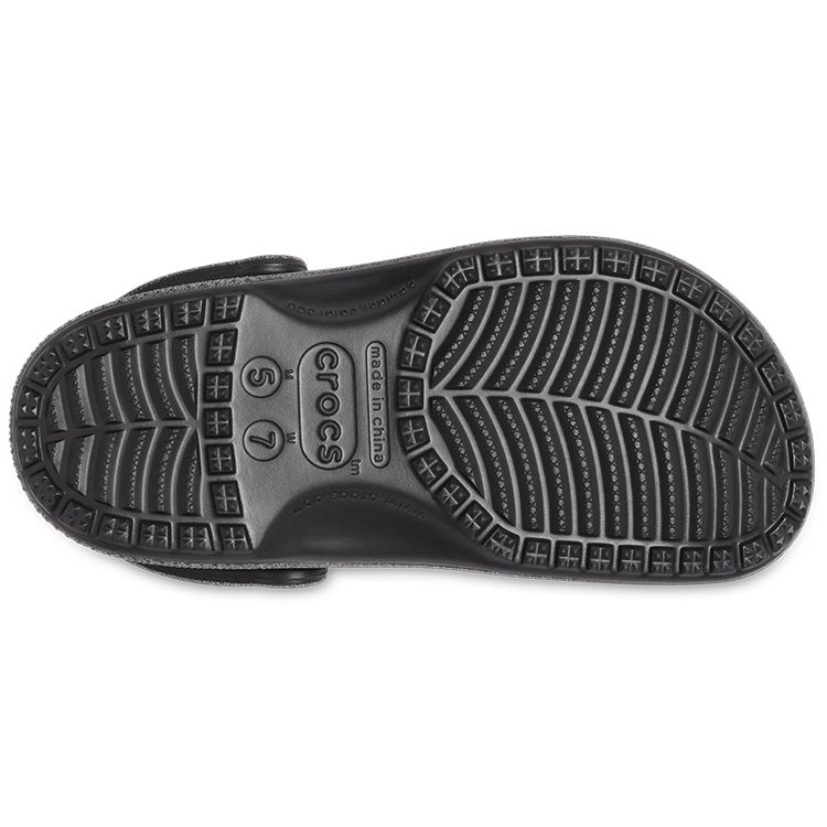 Crocs Classic Clog EVA Round Toe Hole Shoes Unisex Footwear Black Gray 207551-001