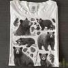 Schwarzbären 90er Jahre Stil T-Shirt, Retro Wildtier Grafik-T-Shirt, Westliches Naturabenteuer Shirt, Geschenk für Tierliebhaber