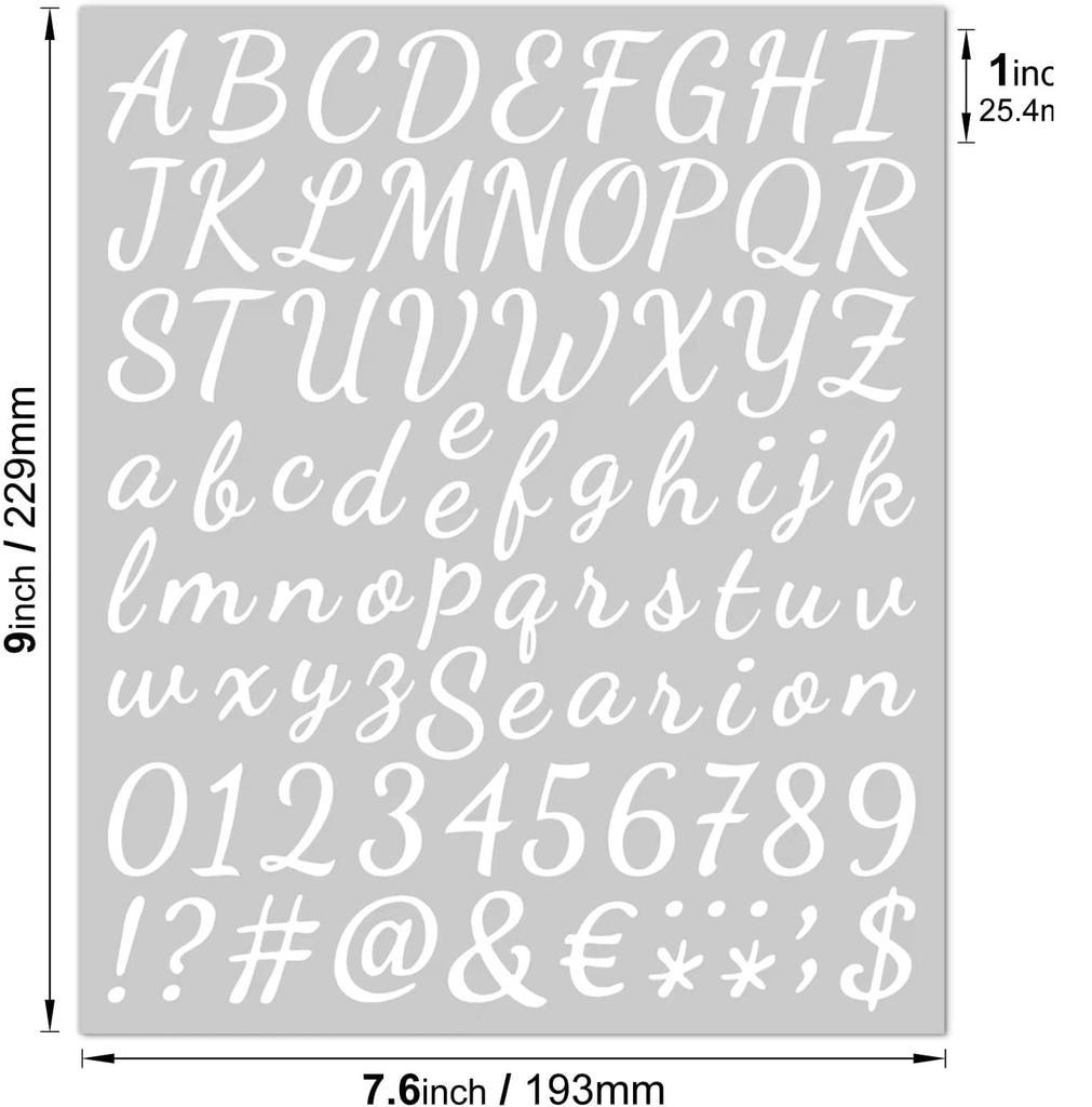 Adhesive Vinyl Letter Number Sticker Mailbox Number Alphabet Number Sign Decals for Address 12-Piece Kit, Stickers, Stickers, Kitchen, Door, Business,