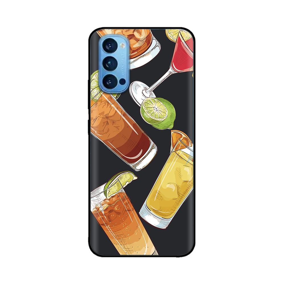 For Oppo Reno4 Pro 5G Case Soft TPU Black Silicone Phone Back Cover for OPPO Reno 4 Reno4 Pro 5G 4G Case Funda Coque Bumper Capa