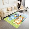 Bluey's Adventure Carpet Suitable for Dining Room Outdoor Living Rooms Dormitory Anti-slip Rug Anime Office Decor Perfect Gift for Friends & Family