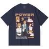 230 g/m² 100% Baumwolle Kettensägenmann V1 Power Print Unisex Schweres Baumwoll-T-Shirt