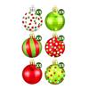 24pcs Xmas Ball Ornaments 2.0in Shatterproof Xmas Tree Balls Decoration Painting Hanging Ball for Ho