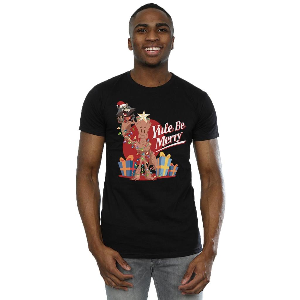 Marvel Mens Yule Be Merry T-Shirt