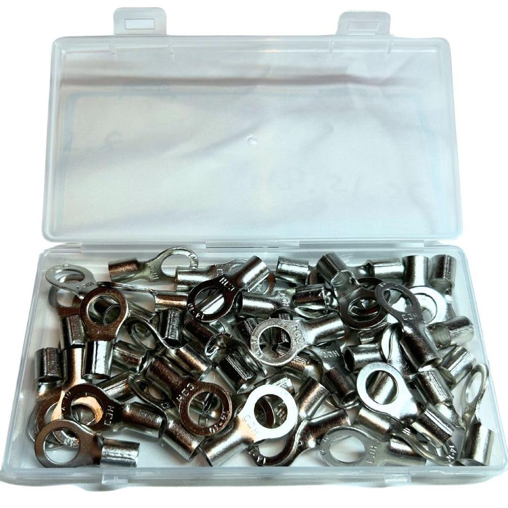 Bare Crimp Terminal Round Crimp Terminal 10 R-shaped (R14-6 Pieces)
