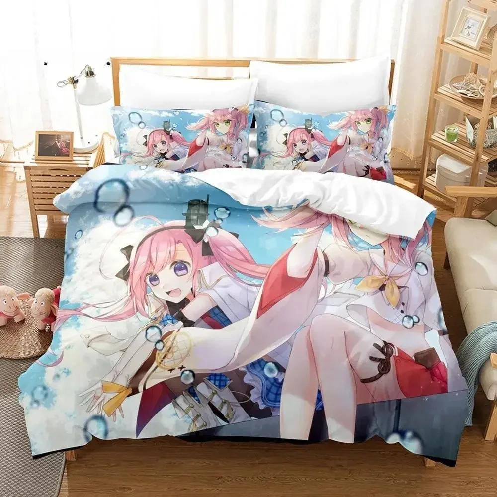 

Kawaii Anime - Azur Lane Comfortable Duvet Quilt Cover Pillowcase Bedding Set Children Bedroom Decoration Home Textile 70x133cm