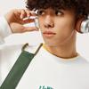 Li Ning Comfortable Casual Round Neck Sweatshirt Men Tops Off-White AWDU609-1