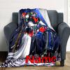 Customiz Name Personality UFO Robo Grendizer Blanket Soft &Warm Sofa Office Bed Travel Lunch Break Blanket, Gift Suitable All Seasons