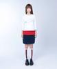 Laailai Drift Flow 3/4 Sleeve Tee (White)