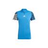 Polo Shirts Men's Air Force Blue Polo Collar Moderate Straight Fit HY5872