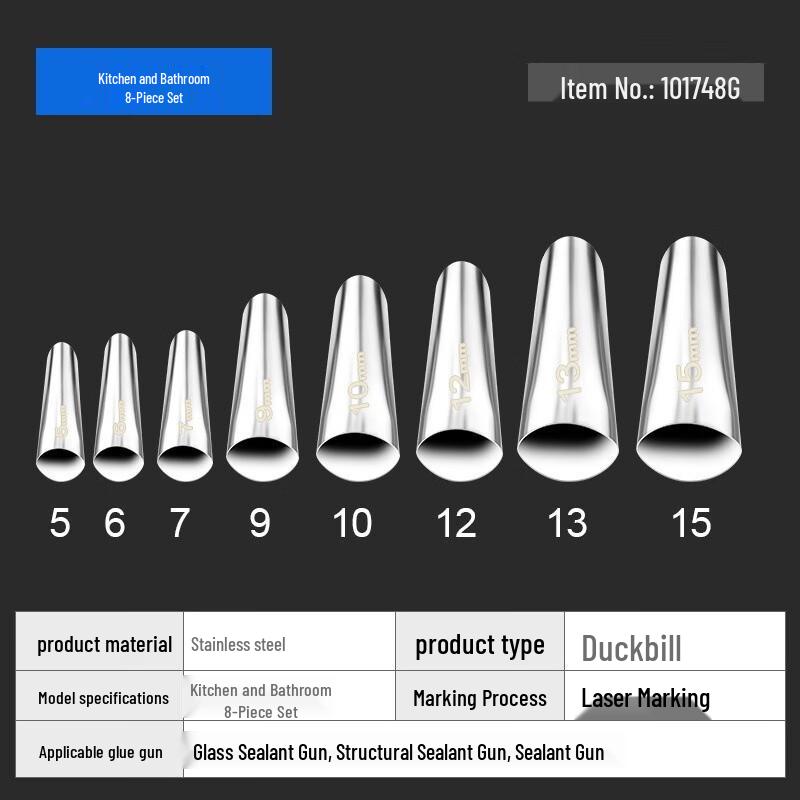 EXPLOIT Stainless Steel Caulk Nozzle Set