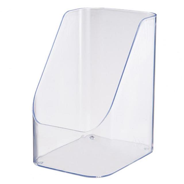 Food Storage Boxes Organizer Sundries Holder Case Inclined Opening Classify Storing Plastic Dormitory Living Room Desktop Rack