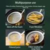 Filter Hot Pot Filter Soup Skimmer Spoon Mesh Percolator Strainer Fat Oil Skim Grease Foam Stainless Steel Oil Colander Spoon